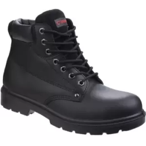Image of Centek Mens FS331 Classic Ankle S3 Lace Up Leather Safety Boots (7 UK) (Black) - Black