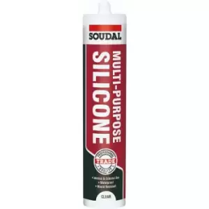 Soudal Multi Purpose Silicone Clear 270ml