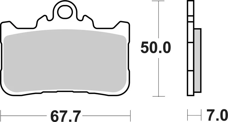 Image of Brembo S.p.A. Street Sintered Metal Brake Pads 07HO72SA