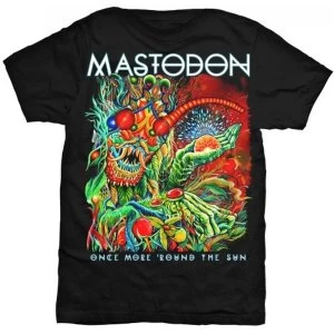 image of Mastodon - Once More Round the Sun Mens Small T-Shirt - Black