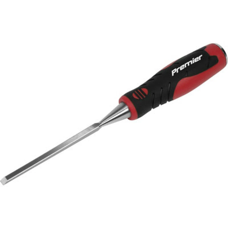 Image of Loops 6mm Hammer-Thru Wood Chisel - Bevel Edged Blade - Chrome Vanadium Steel Metallics