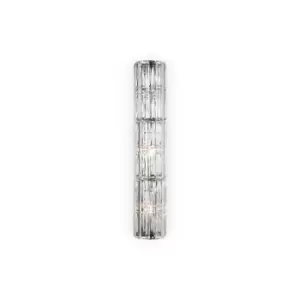 Image of Maytoni Facet Classic 3 Light Wall Lamp Chrome E14