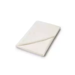 Image of Peacock Blue Hotel 220 Thread Count Plain Dye Single Flat Sheet, Cashmere