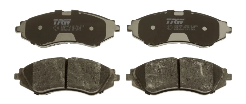 Image of TRW GDB3265 Brake pad set not prepared for wear warning indicator Brake Pad Set,disc brake (402)