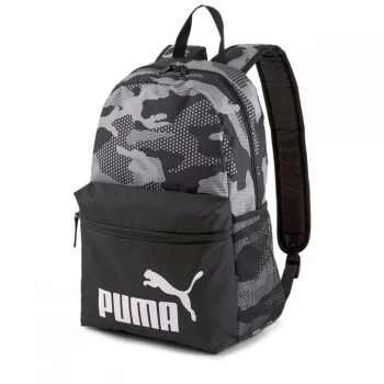 image of Puma Phase AOP Backpack Junior Boys - Black/Camo