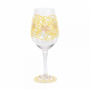 Image of Marigolds Wine Glass
