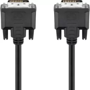 Image of Goobay Dual Link DVI-D Full HD Cable - 3m - Nickel Plated - Black