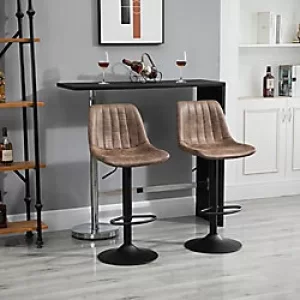 Image of HOMCOM Bar Chair 835-228V70 1030 x 430 x 465mm Brown