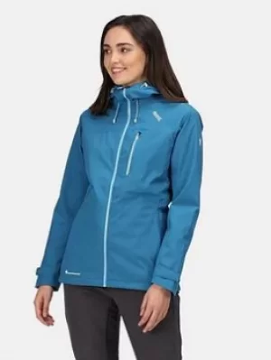 Image of Regatta Regatta Britedale Waterproof Shell Jacket, Blue, Size 12, Women