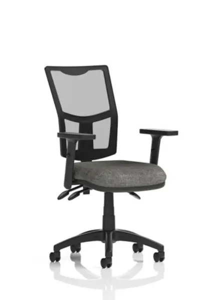 Image of Eclipse Plus III Mesh Back With Charcoal Seat With Height Adjustable Arms