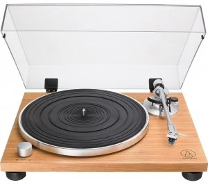 image of AT-LPW30 Belt Drive Turntable - Wood Teak, Transparent