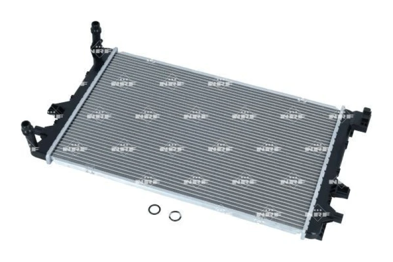 Image of NRF 58471 Engine radiator EASY FIT Brazed cooling fins, Aluminium, with gaskets/seals Aluminium Radiator,engine cooling (470)