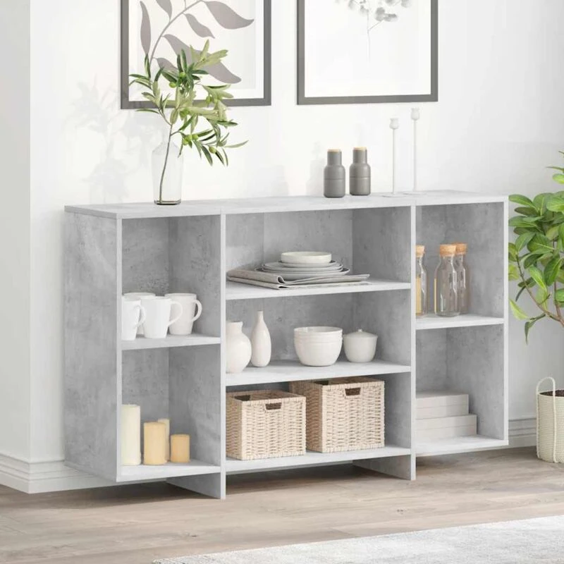 Image of VIDAXL Sideboard Concrete Grey 120x30x75cm Engineered Wood Vidaxl 8720286835128
