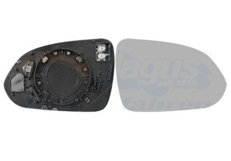 Image of VAN WEZEL Wing mirror glass VAN WEZEL 8327838