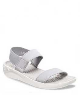 Crocs Lite Ride Sandal Light GreyWhite Light GreyWhite Size 6 Women