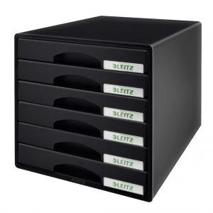 image of Leitz Black Plus Drawer Cabinet 52120095