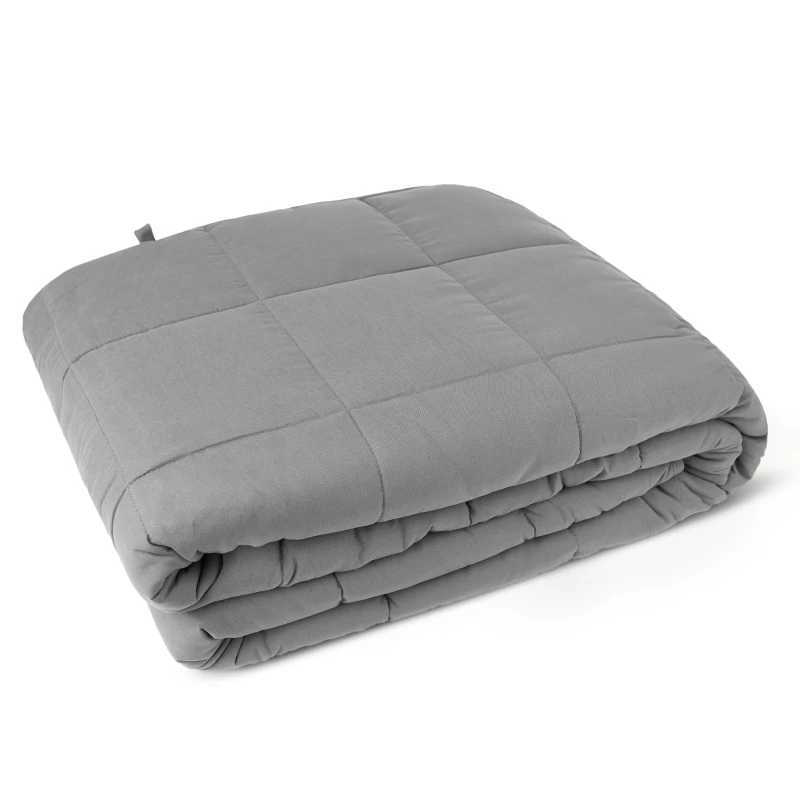 Image of Emma Barclay Weighted Blanket Sensory Sleep Therapy Grey unisex 152x203cm
