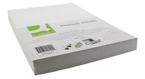 Image of Q Connect Comb Bndr Cvr Lthr P100 Wht A4