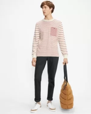 Image of Ted Baker Tapered Leg Grey Denim Jean