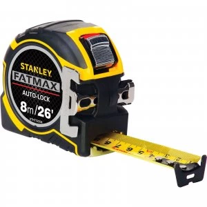 Stanley FatMax Pro Autolock Tape Measure Imperial & Metric 26ft / 8m 32mm