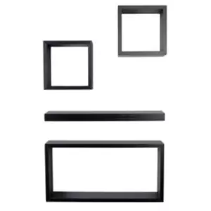 image of Large 4 Pcs Hudson Set, Matt Black