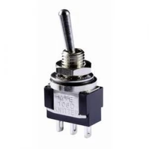 Image of Toggle switch 250 V AC 3 A 1 x OnOffOn Knitter Switch