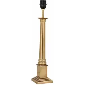 Image of Luxury Traditional Table Lamp Light Solid Brass base only 520mm Tall Bulb Holder