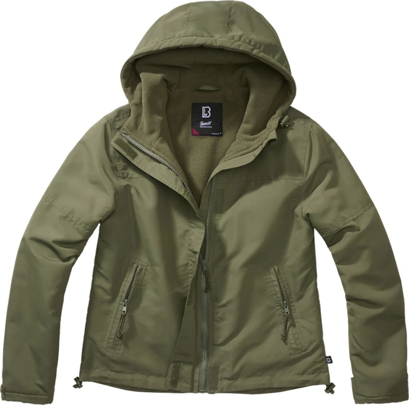 Image of Brandit Ladies Windbreaker Front Zip Windbreaker olive L Women