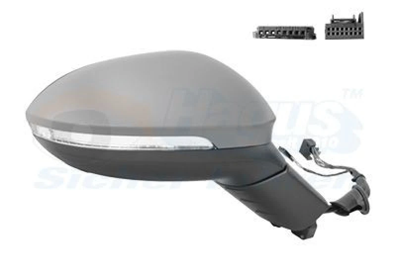 Image of VAN WEZEL Wing mirror VAN WEZEL 5713808