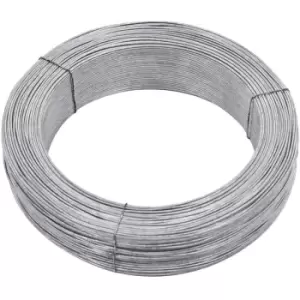 Image of Fence Binding Wire 250 m 2mm Steel Vidaxl Silver