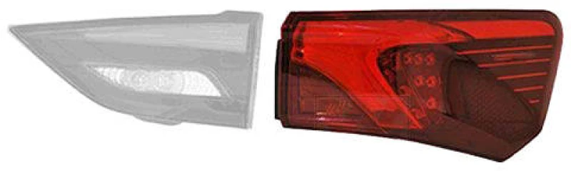 Image of VAN WEZEL 5422926 Rear light Outer section, with bulb holder, Right Combination Rearlight (391)
