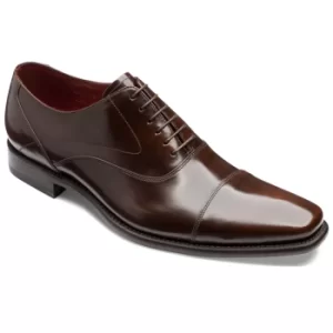 Image of Loake Mens Sharp Shoes Dark Brown 9.5