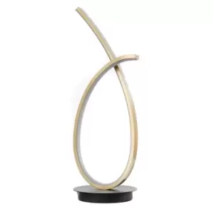 Image of Sign Integrated LED Table Lamp Gold