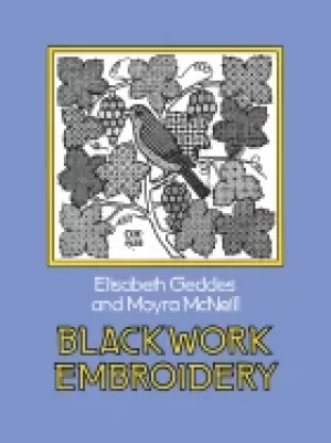 Image of blackwork embroidery