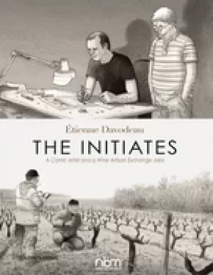 Image of initiates a comic artist and a wine artisan exchange jobs