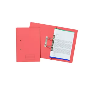 image of Pocket Spiral Files 285gsm Foolscap Red Pack of 25 TPFM-REDZ