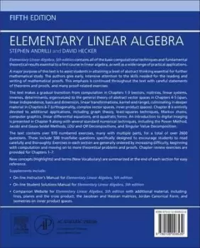 Image of Elementary Linear Algebra by Stephen Andrilli