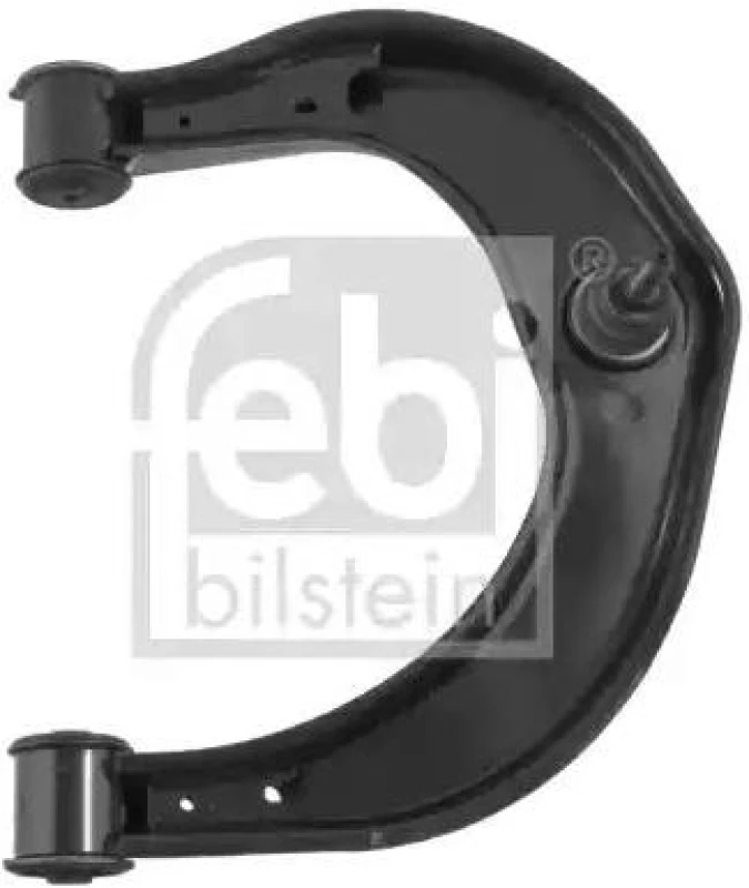 Image of FEBI BILSTEIN 101279 Suspension arm Control Arm, Sheet Steel, Upper, with rubber mounts Sheet Steel Track Control Arm (273)