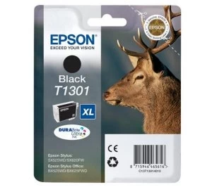 Image of Epson Stag T1301 XL Black Ink Cartridge