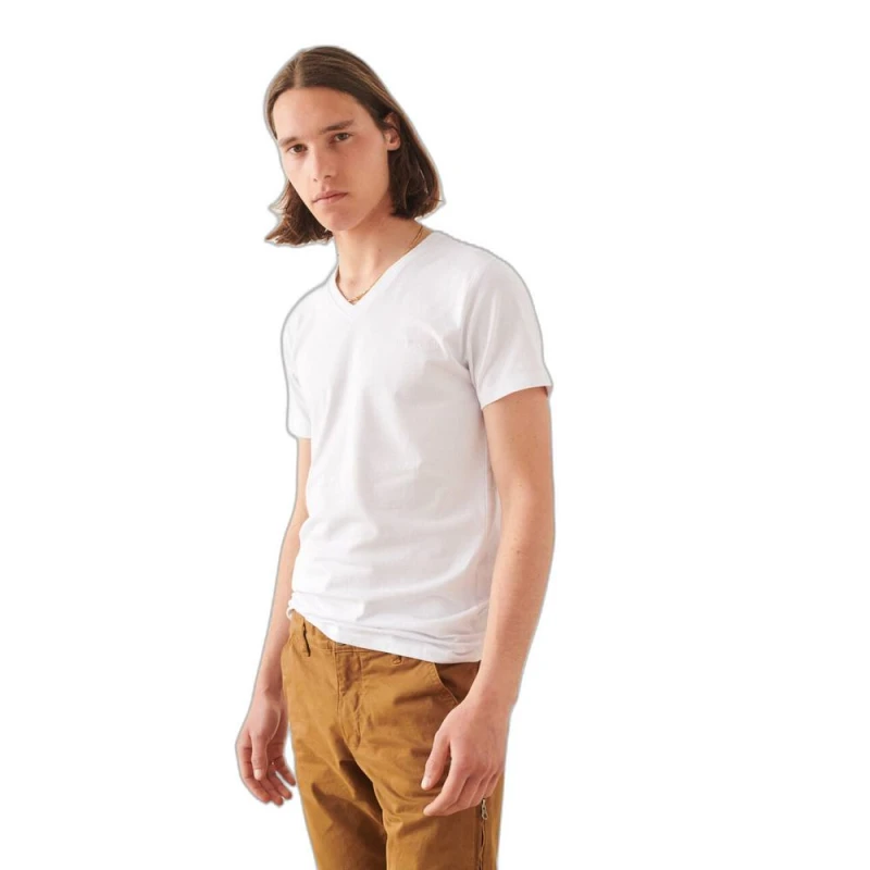 Image of Teddy Smith Mens T-Shirt Tawax in White Size: XS White Male XS