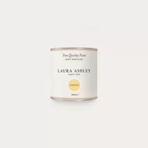 image of Laura Ashley Matt Emulsion Paint Sunshine Tester 100ml