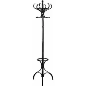 Black Finish Floor Standing Coat Stand - Premier Housewares