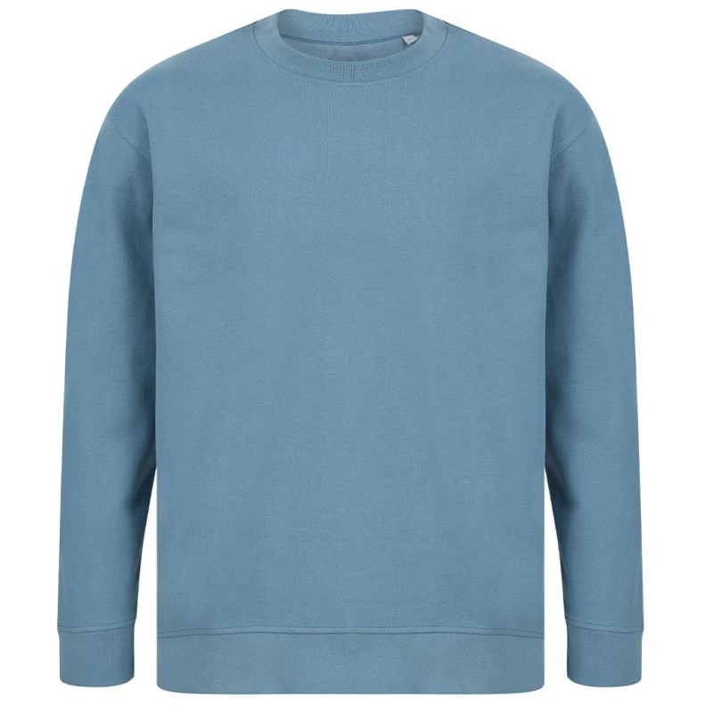 Image of SF Mens Fashion Sweatshirt in Mid Blue Size: XS Mid Blue Male XS