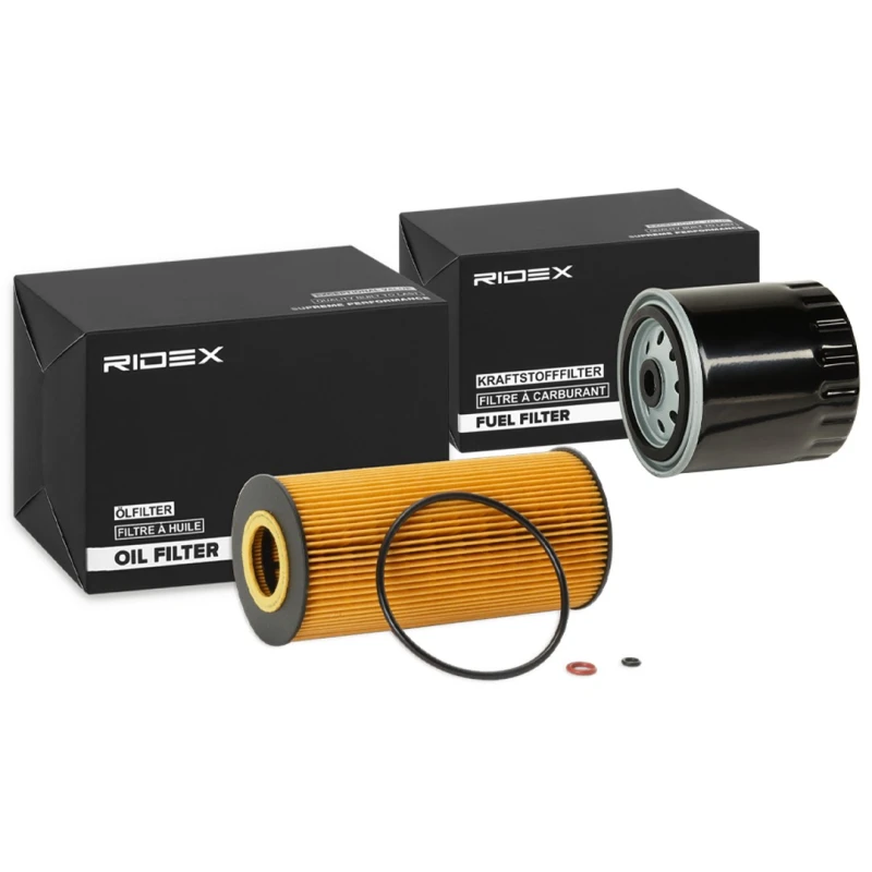 Image of RIDEX 4055F34677 Filter Set with gaskets/seals Filter Set (4055)
