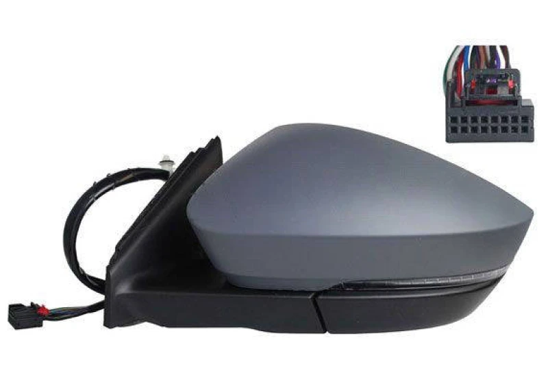 Image of ALKAR 9045771 Wing mirror Left, Electric, Glare-Free, primed Outside Mirror (50)