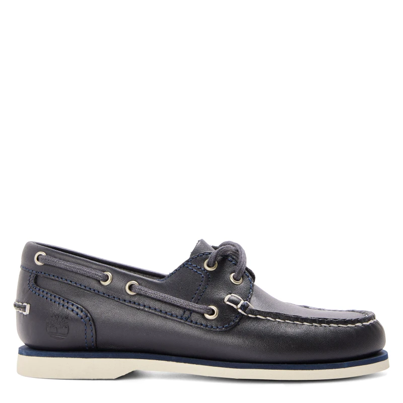 Image of Timberland Womens Timb Boat Shoes Navy female 4.5 (37.5)