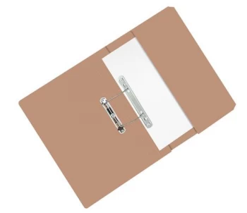 image of Pocket Transfer File Manilla Foolscap 285gsm Buff - Pack of 25