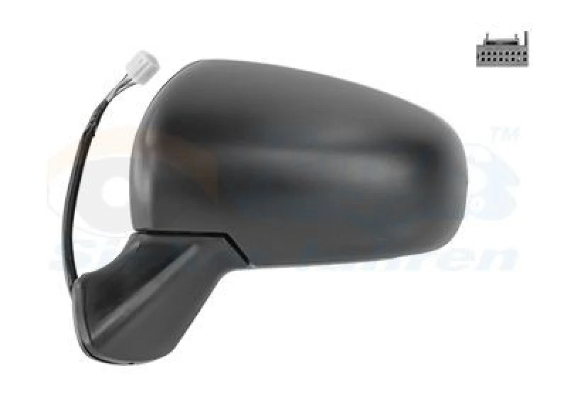 Image of VAN WEZEL Wing mirror VAN WEZEL 5265805