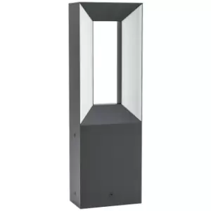 image of Eglo Riforano LED 2 Lamp Outdoor Pedestal Light Black IP54