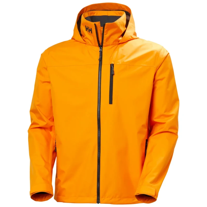 Image of Helly Hansen Waterproof jacket Helly Hansen Crew Hooded 2.0 Orange Male L